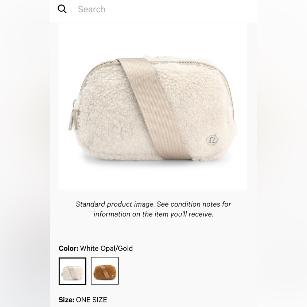 Lululemon belt bag- new/never used